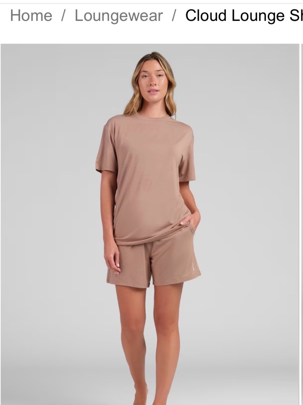 Comfrt Cloud Lounge Two-Piece Set – Mocha – XL 🤎